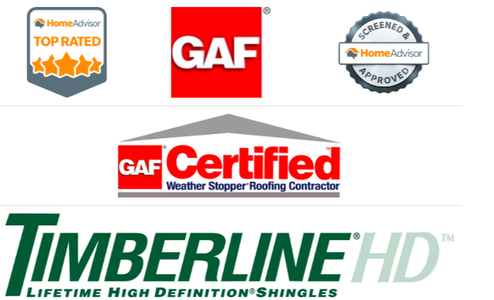 home advisor and GAF logos